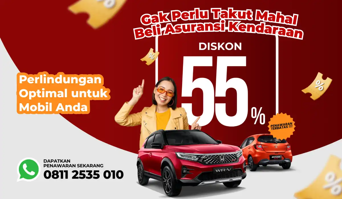 Jangan Kelewat! Diskon Super 55% untuk Asuransi Kendaraan